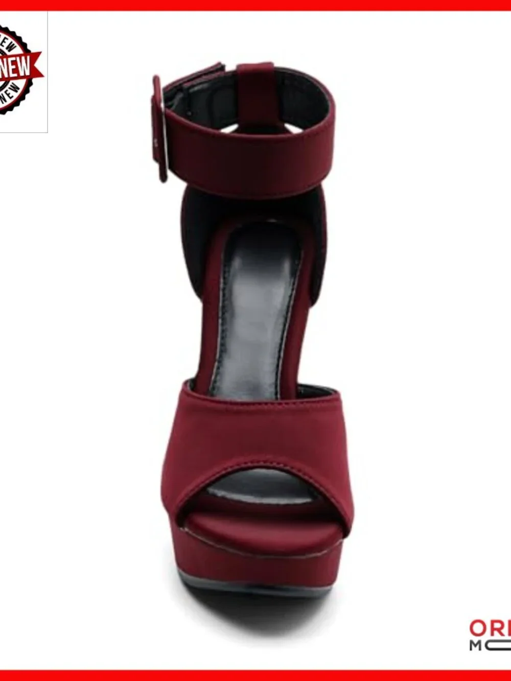 Platform Pumps Block Heels Peep Toe Ankle Strap Dress Wedding Shoes